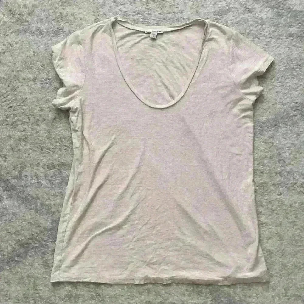 James Perse Scoop Neck Top